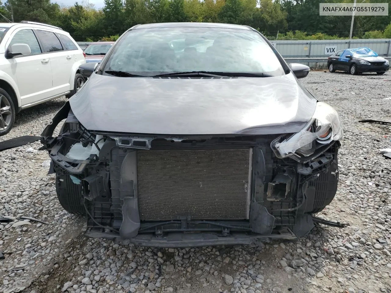 KNAFX4A67G5519279 2016 Kia Forte Lx