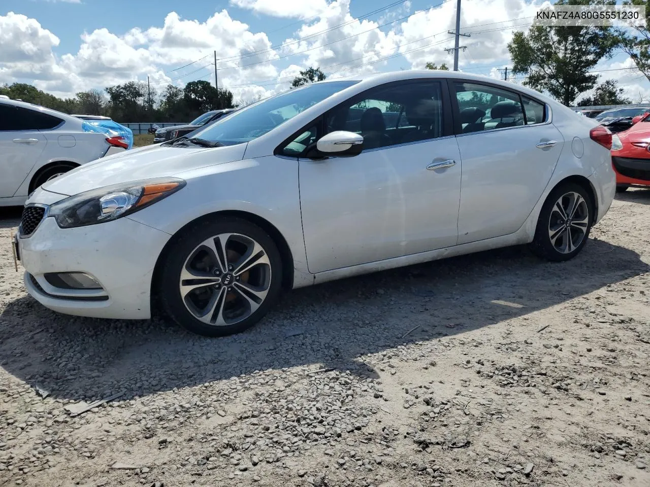 2016 Kia Forte Ex VIN: KNAFZ4A80G5551230 Lot: 69858884