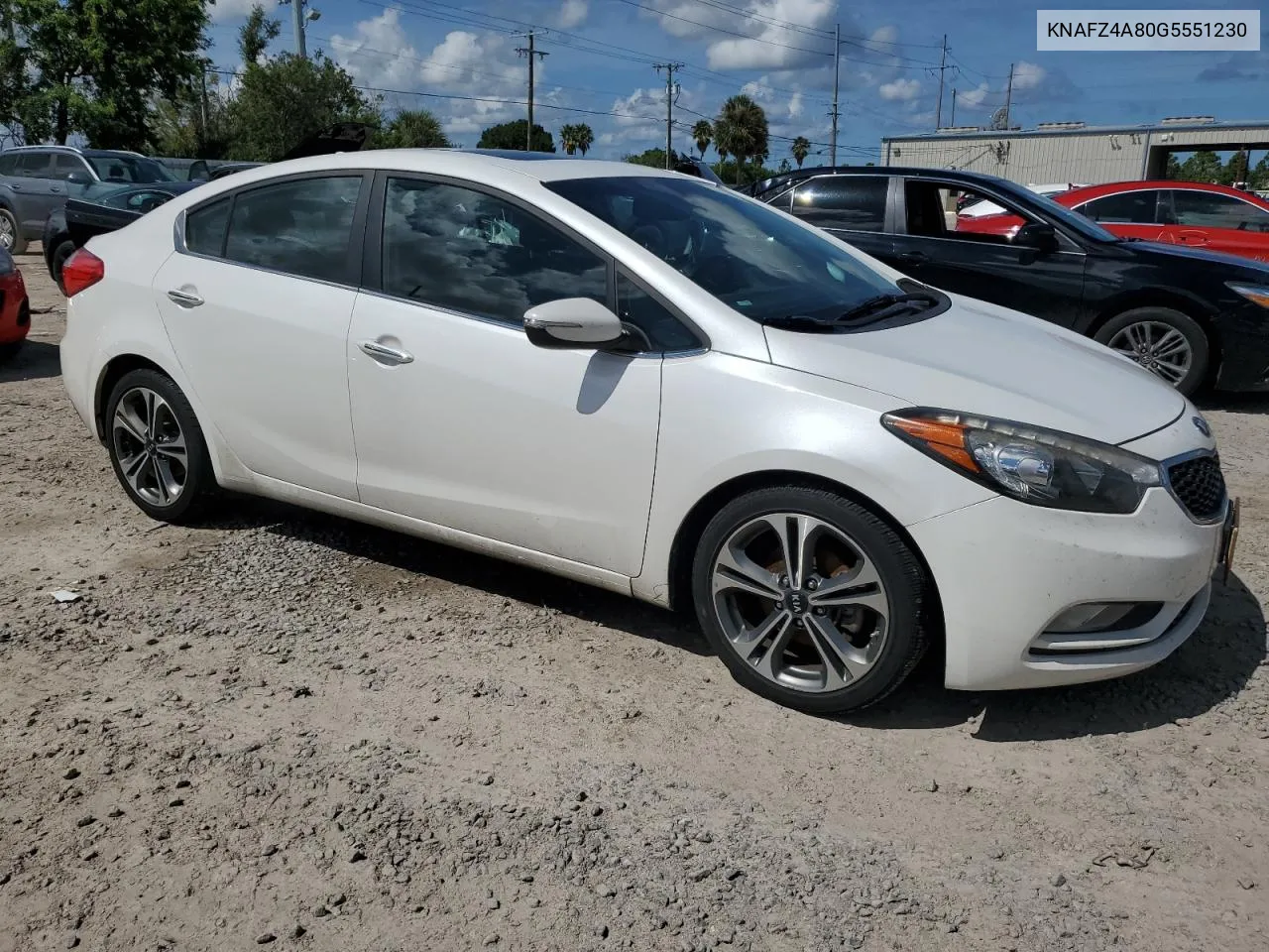 2016 Kia Forte Ex VIN: KNAFZ4A80G5551230 Lot: 69858884