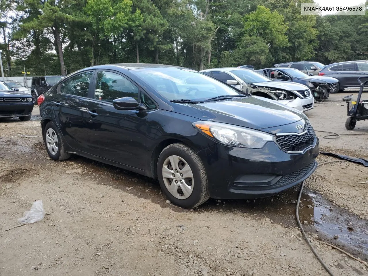 2016 Kia Forte Lx VIN: KNAFK4A61G5496578 Lot: 69870184