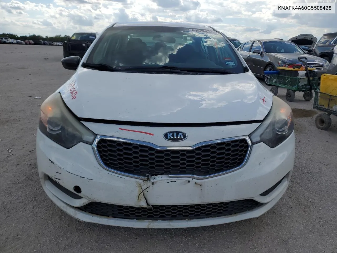 KNAFK4A60G5508428 2016 Kia Forte Lx