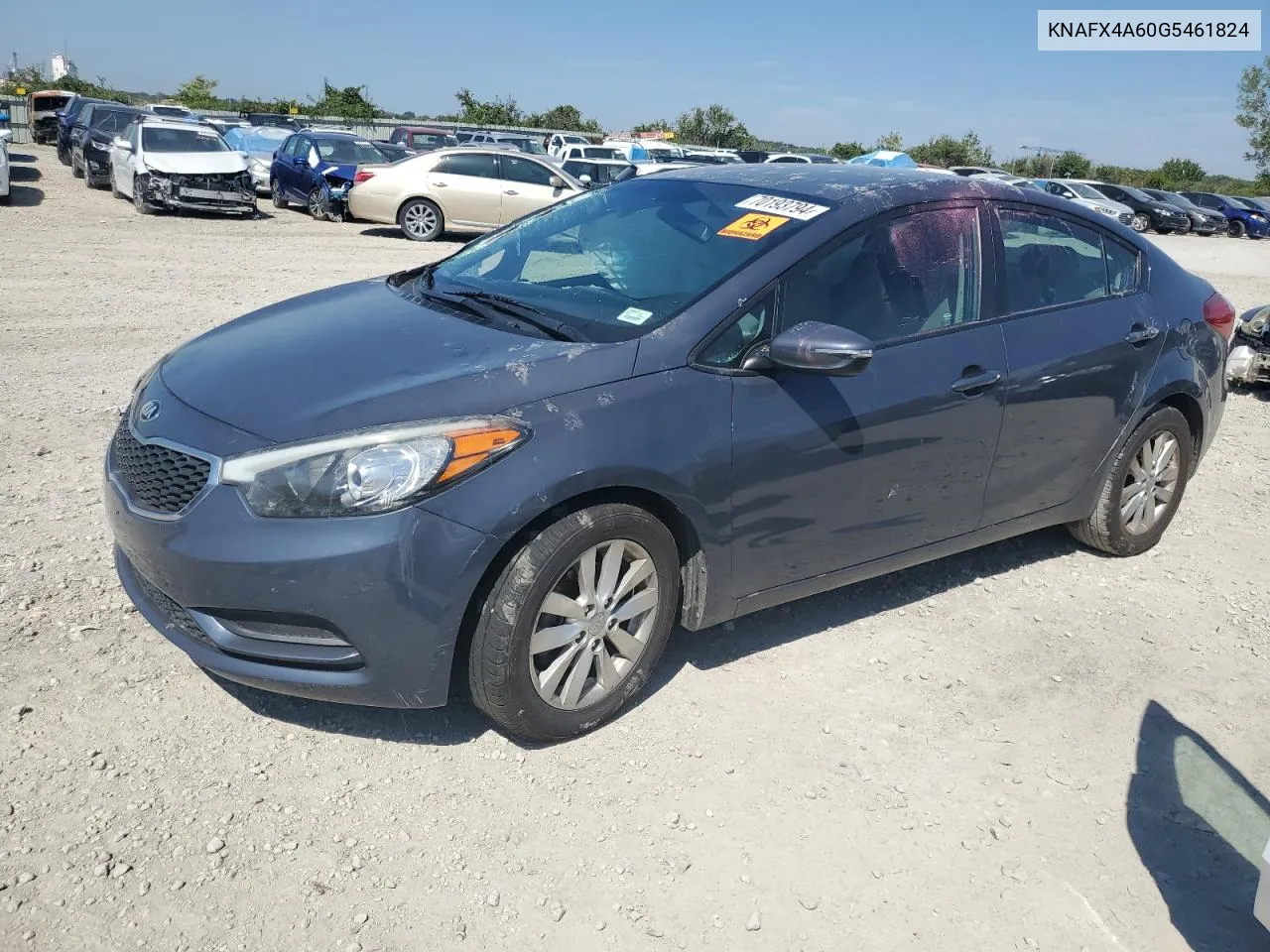 2016 Kia Forte Lx VIN: KNAFX4A60G5461824 Lot: 70193794