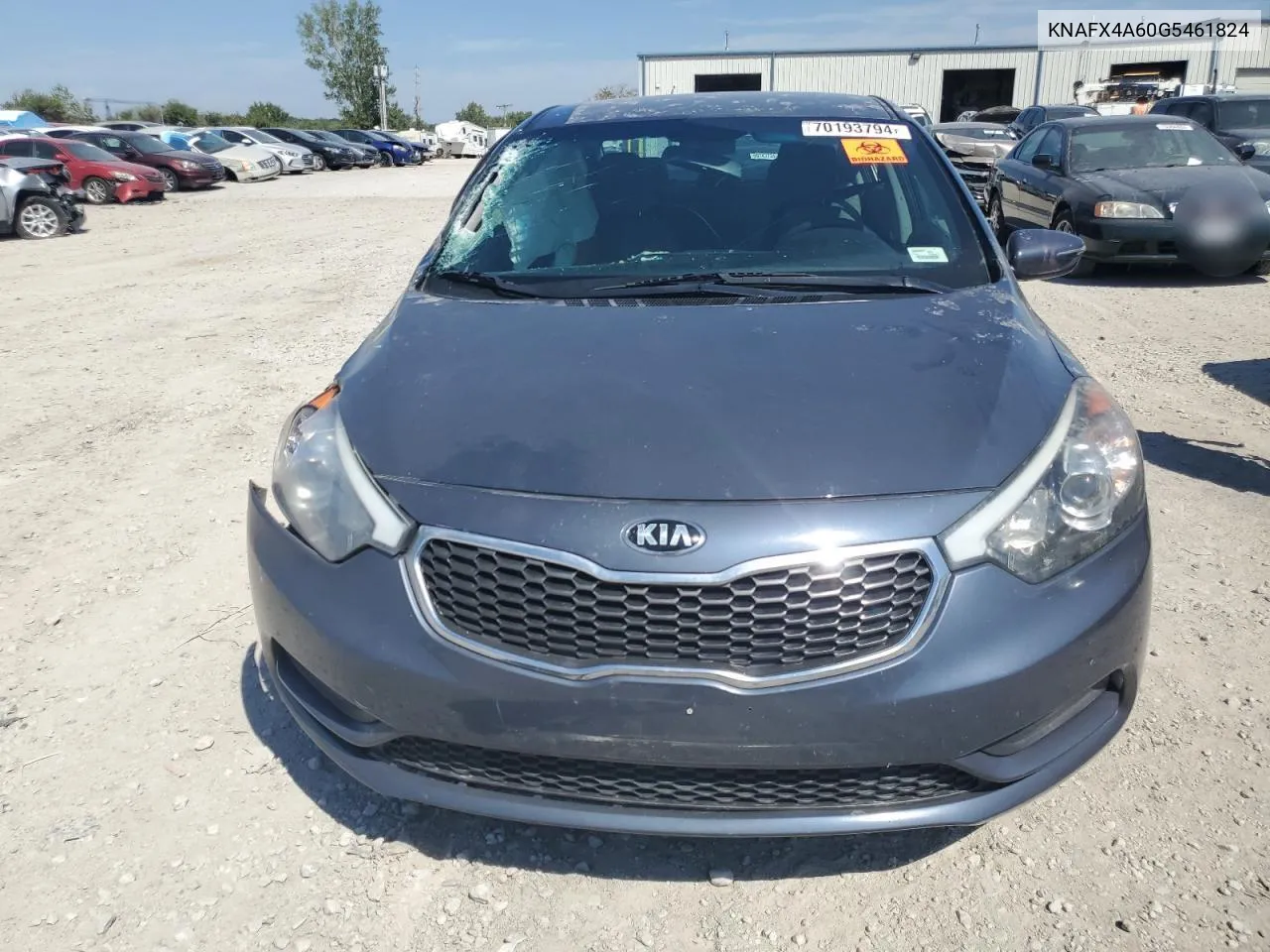 2016 Kia Forte Lx VIN: KNAFX4A60G5461824 Lot: 70193794