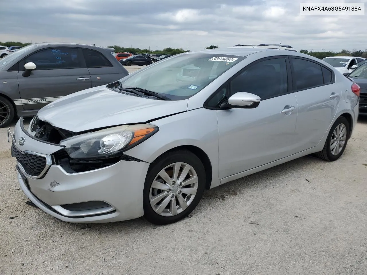 KNAFX4A63G5491884 2016 Kia Forte Lx