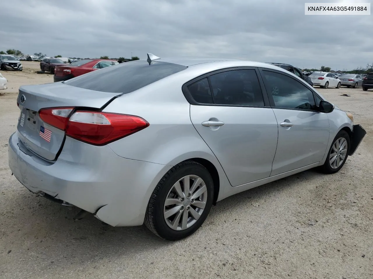 KNAFX4A63G5491884 2016 Kia Forte Lx