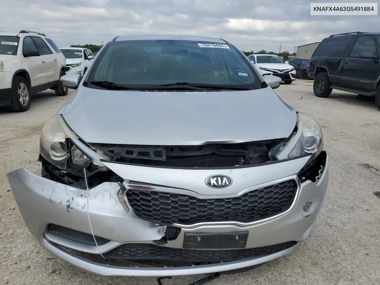 KNAFX4A63G5491884 2016 Kia Forte Lx