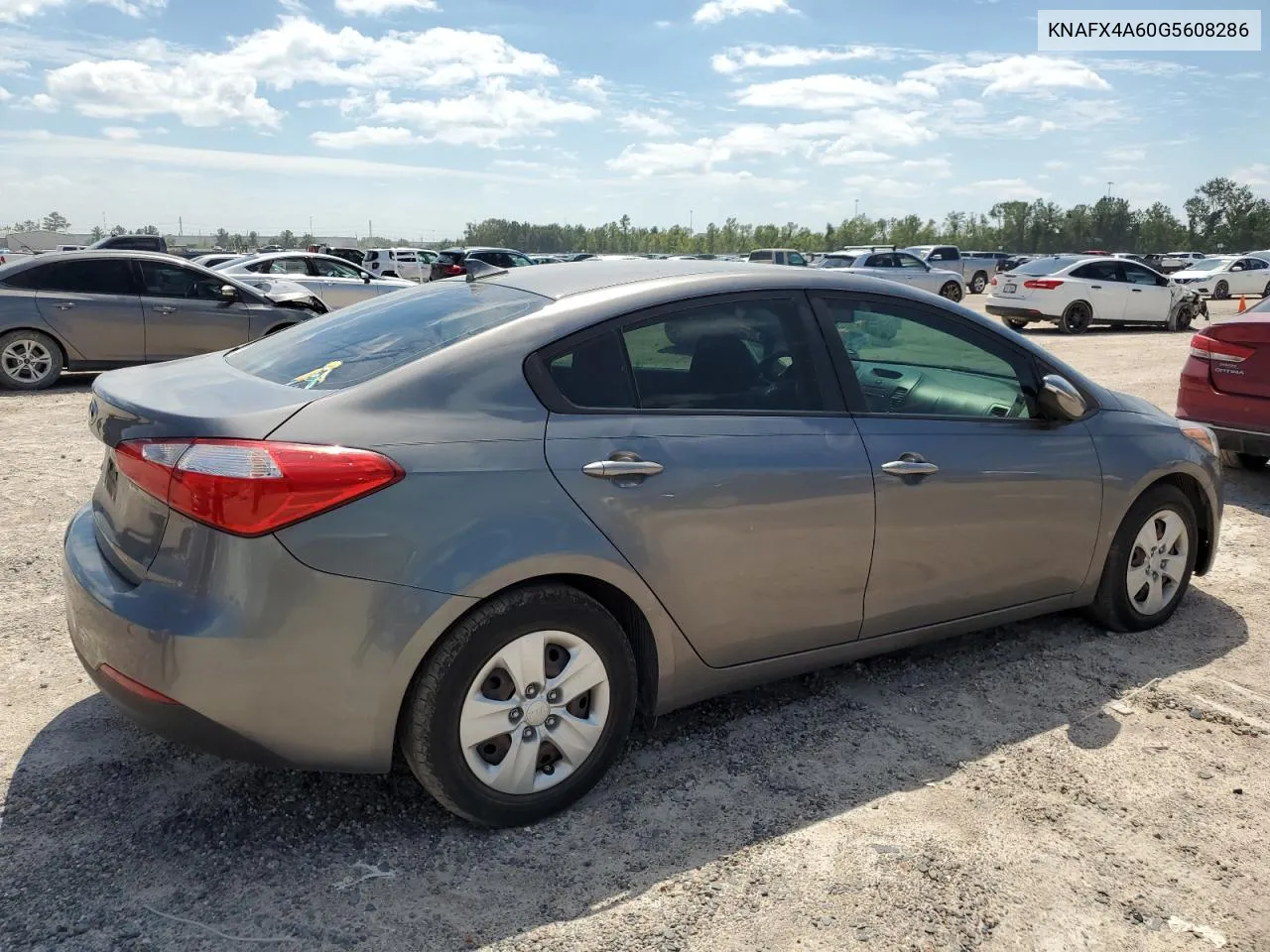 KNAFX4A60G5608286 2016 Kia Forte Lx