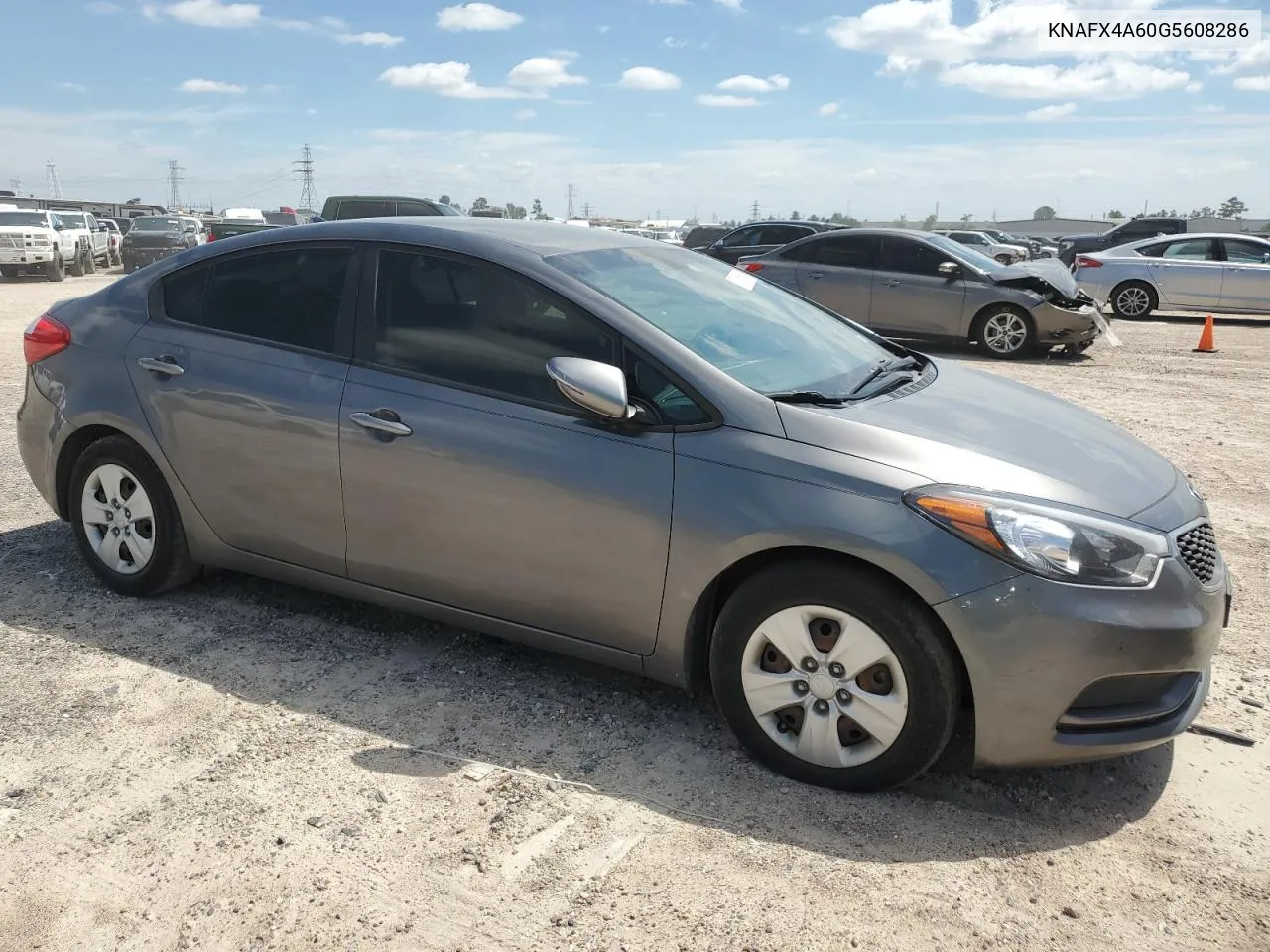 2016 Kia Forte Lx VIN: KNAFX4A60G5608286 Lot: 70780674