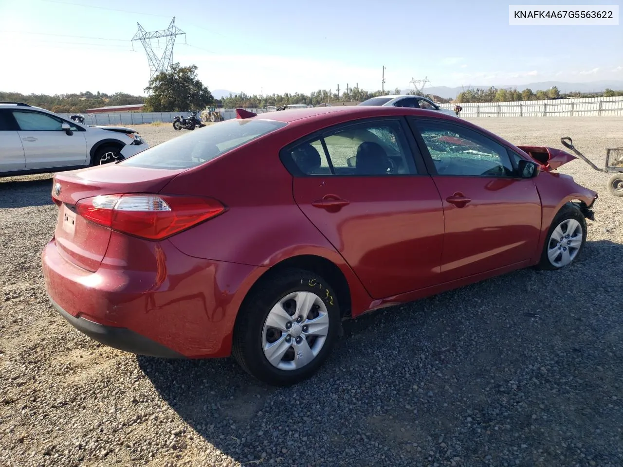 2016 Kia Forte Lx VIN: KNAFK4A67G5563622 Lot: 71111614