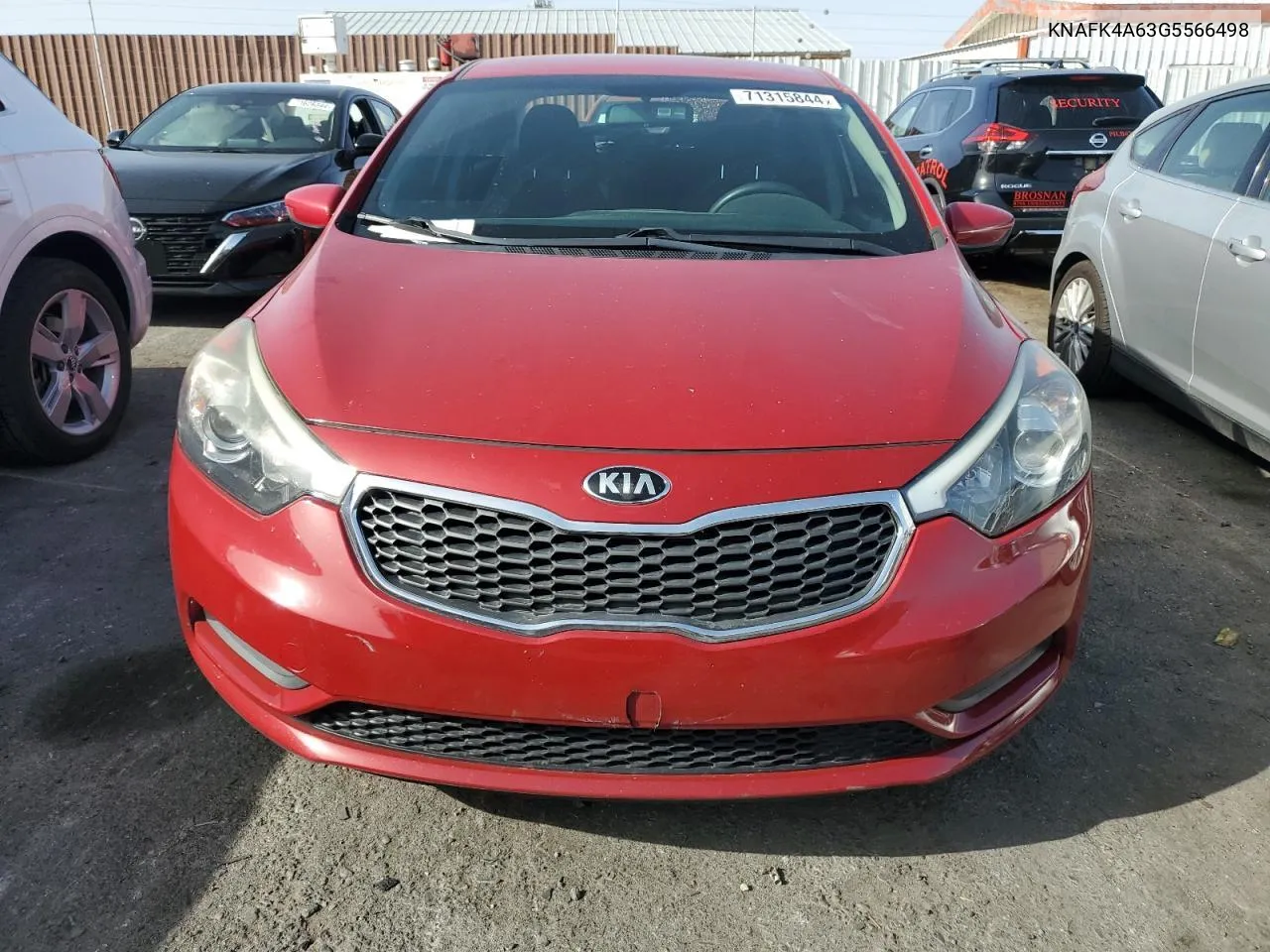 KNAFK4A63G5566498 2016 Kia Forte Lx