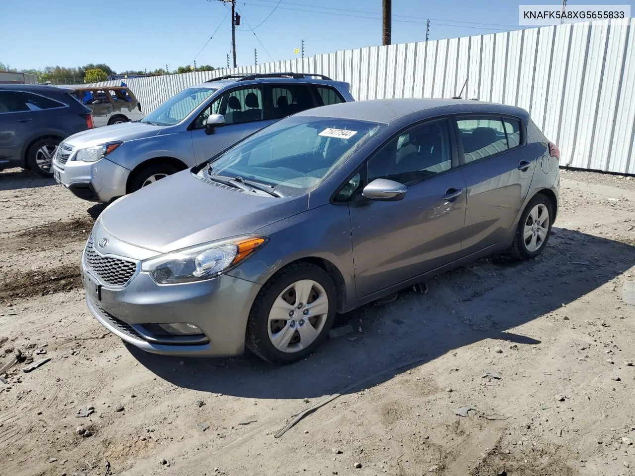 2016 Kia Forte Lx VIN: KNAFK5A8XG5655833 Lot: 71477544