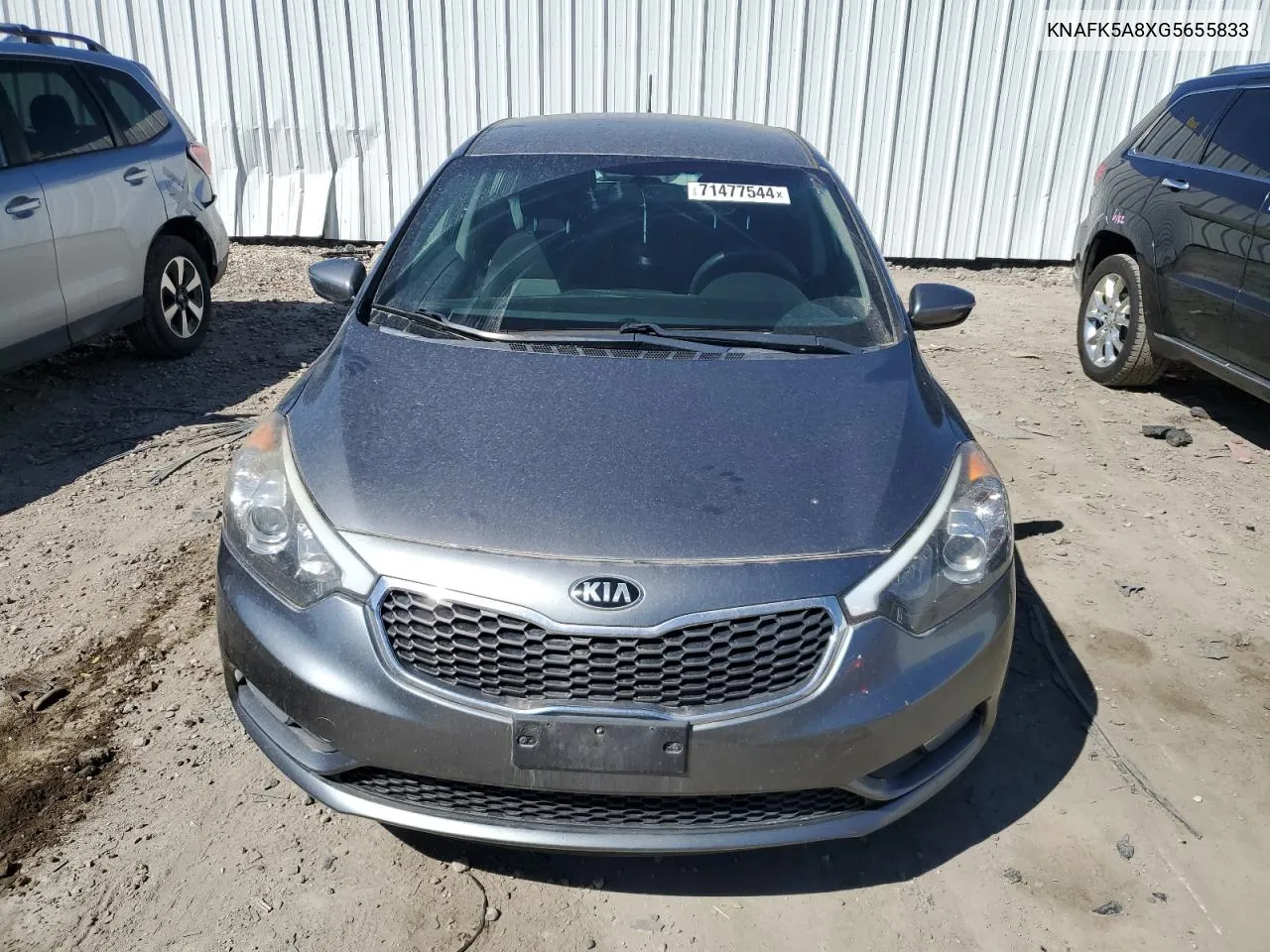 2016 Kia Forte Lx VIN: KNAFK5A8XG5655833 Lot: 71477544