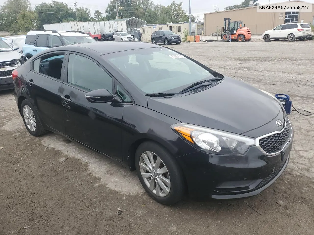 KNAFX4A67G5558227 2016 Kia Forte Lx