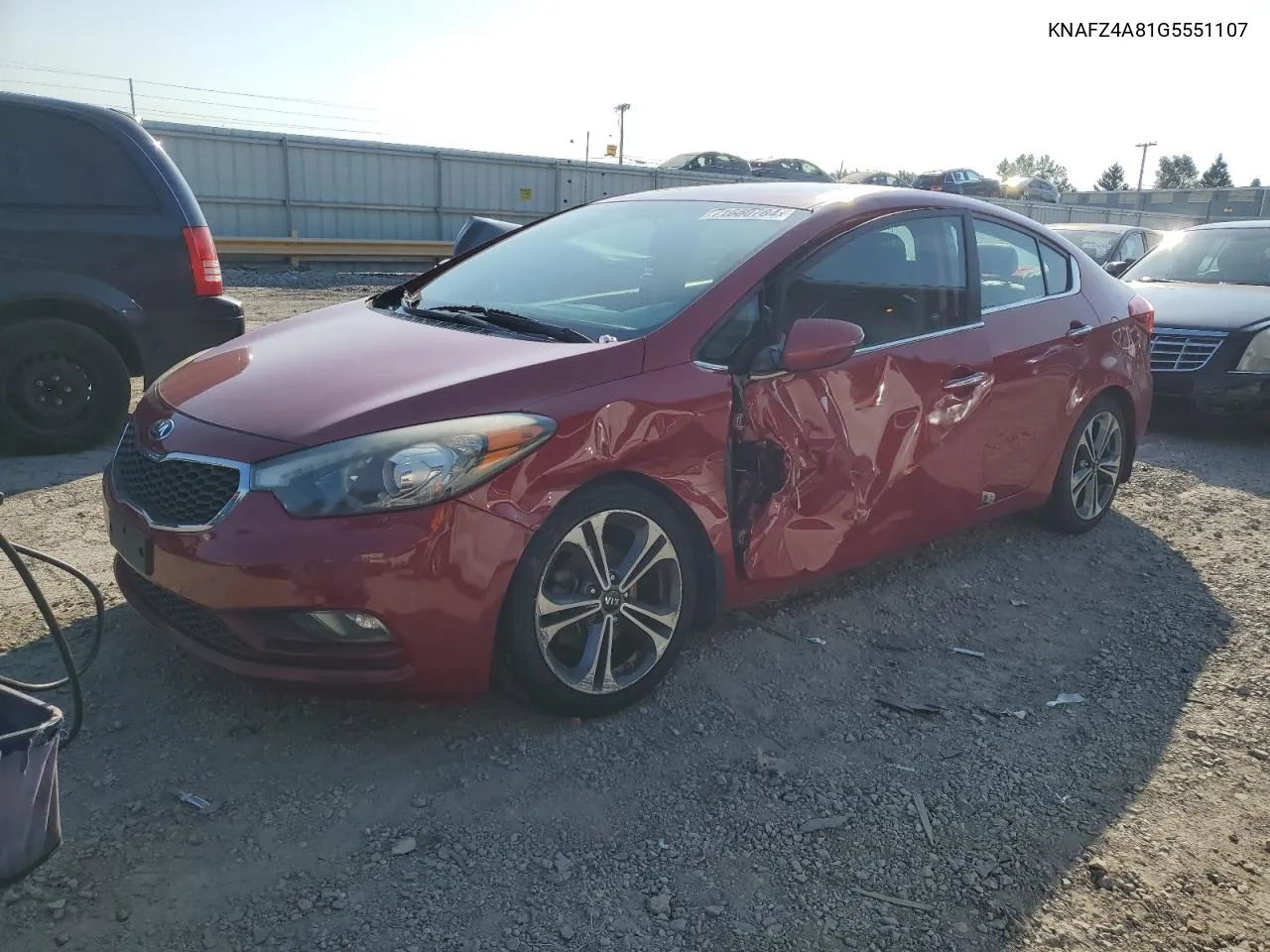 KNAFZ4A81G5551107 2016 Kia Forte Ex