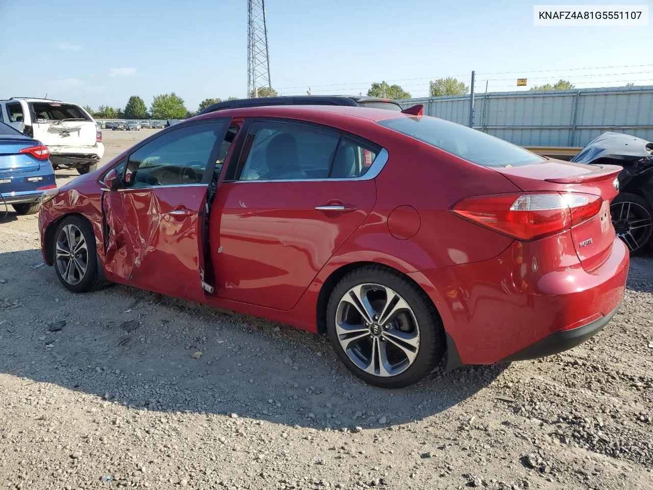 KNAFZ4A81G5551107 2016 Kia Forte Ex