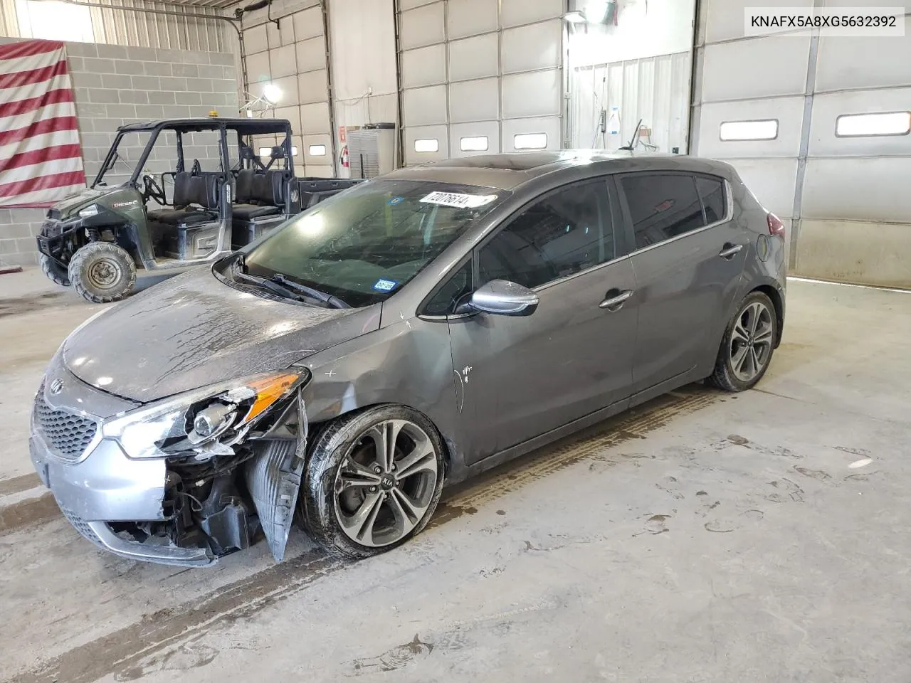 KNAFX5A8XG5632392 2016 Kia Forte Ex