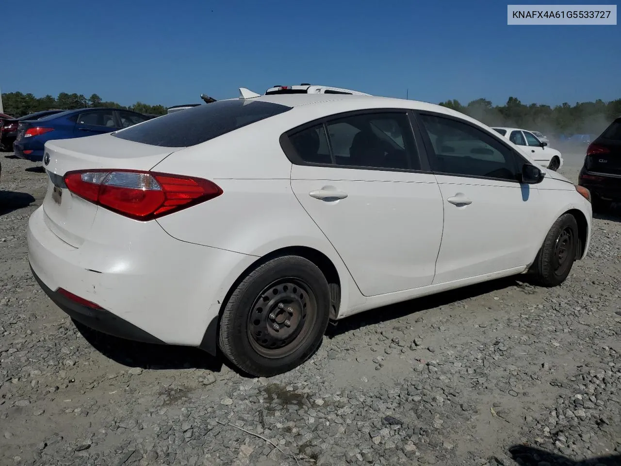 KNAFX4A61G5533727 2016 Kia Forte Lx