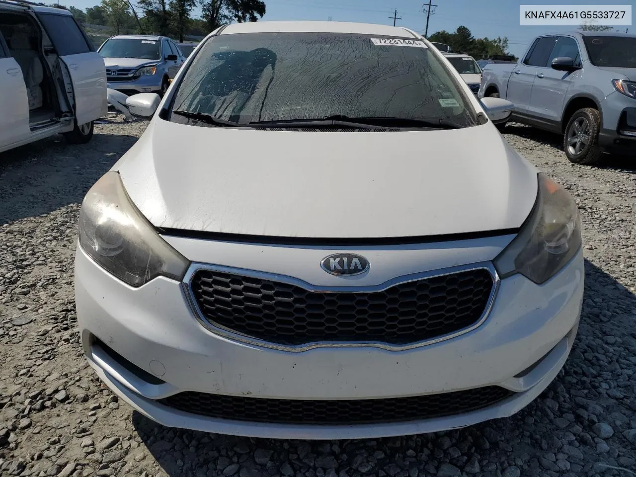 2016 Kia Forte Lx VIN: KNAFX4A61G5533727 Lot: 72231444