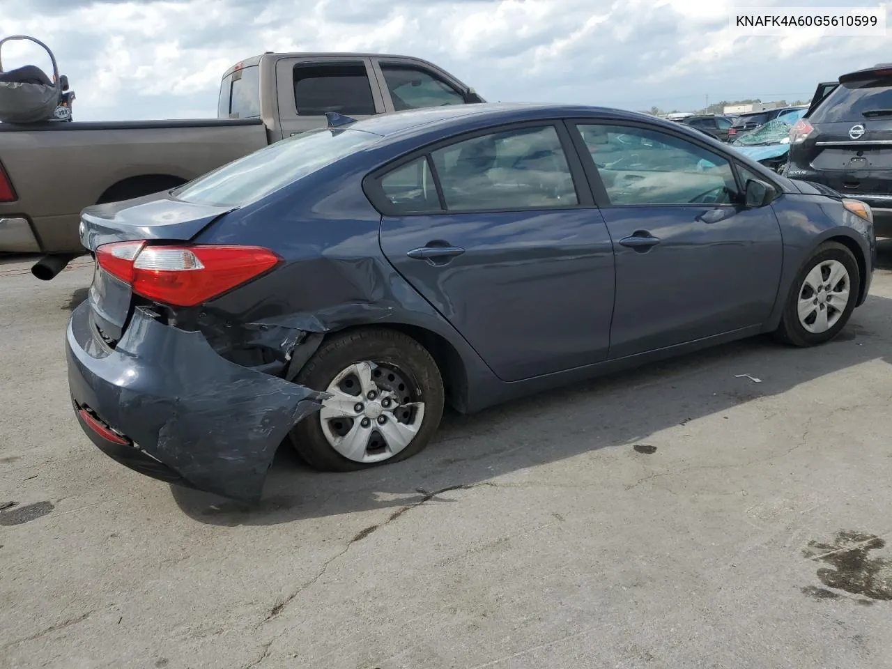 2016 Kia Forte Lx VIN: KNAFK4A60G5610599 Lot: 72773694