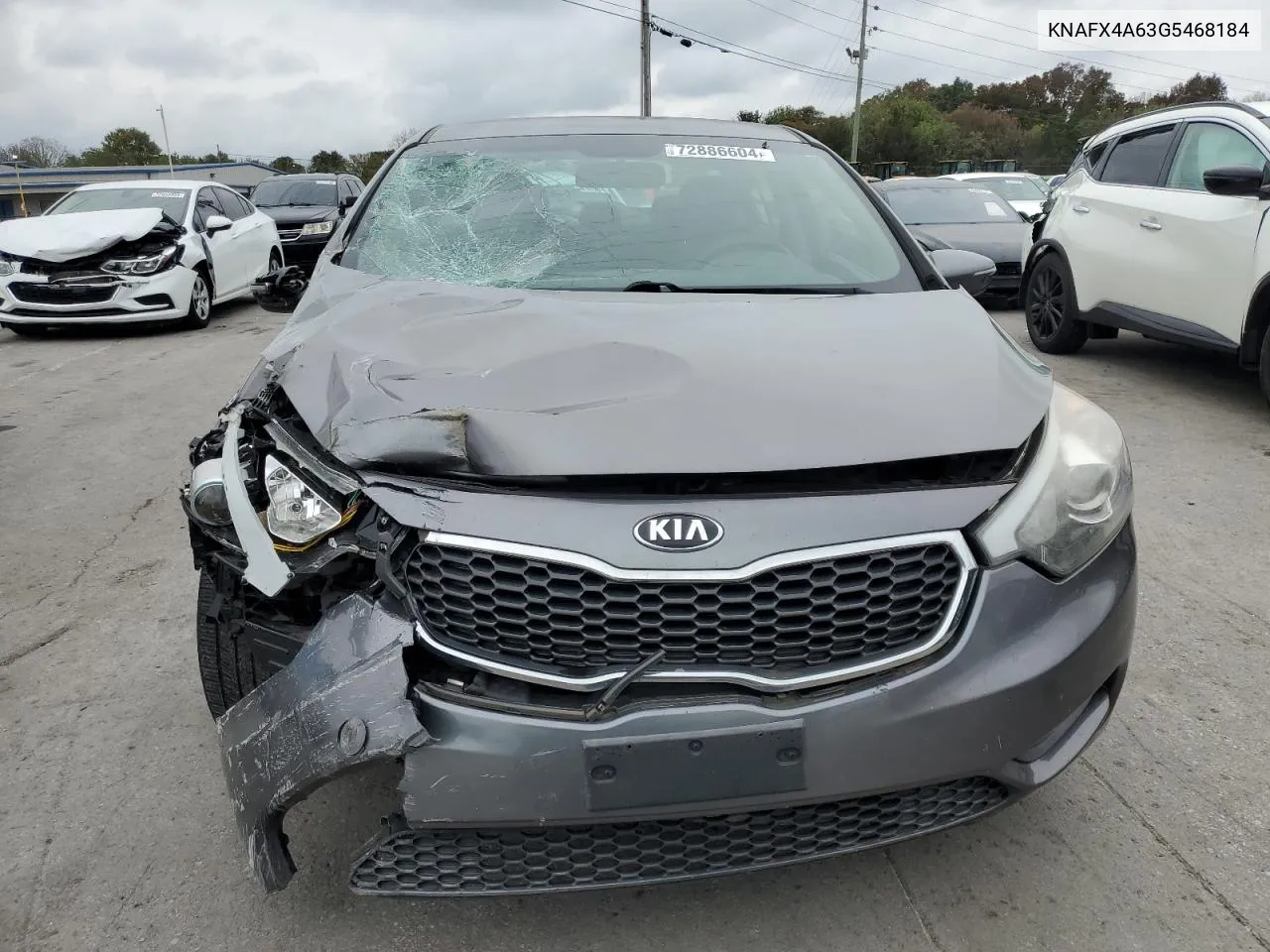 KNAFX4A63G5468184 2016 Kia Forte Lx