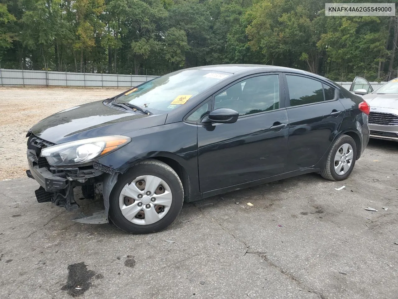 2016 Kia Forte Lx VIN: KNAFK4A62G5549000 Lot: 72918294