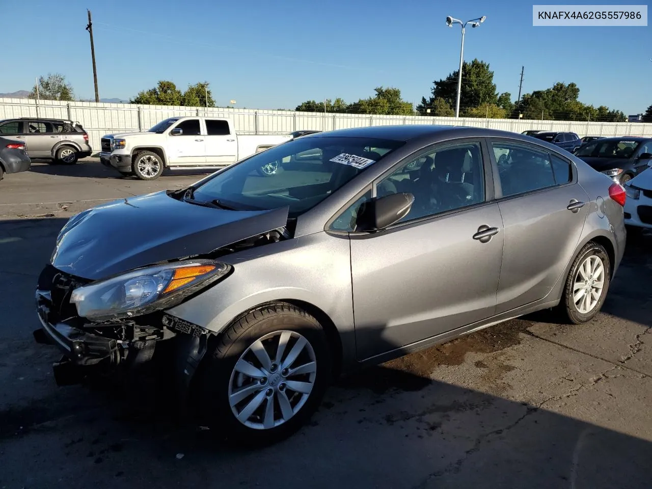 2016 Kia Forte Lx VIN: KNAFX4A62G5557986 Lot: 72975044