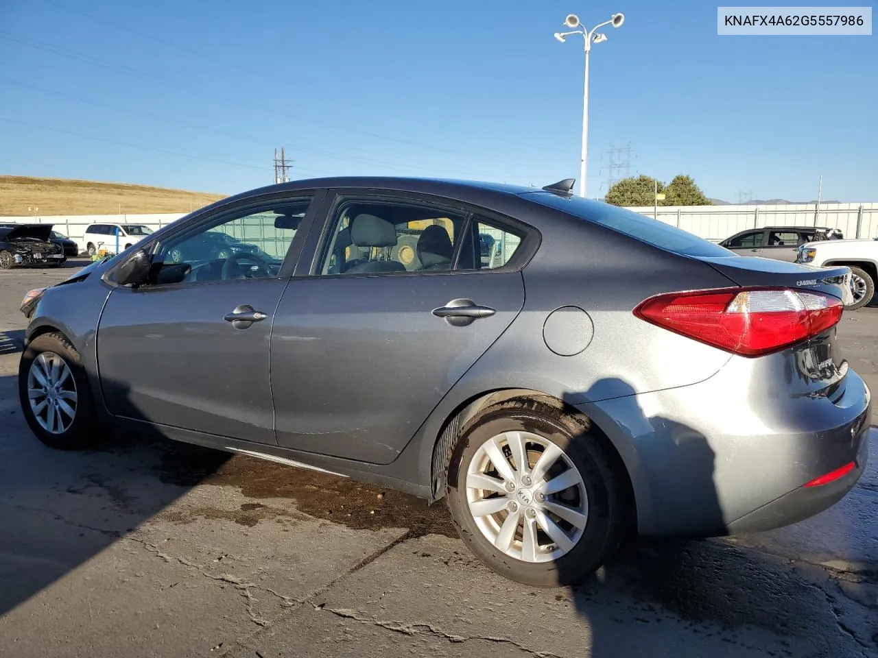 2016 Kia Forte Lx VIN: KNAFX4A62G5557986 Lot: 72975044