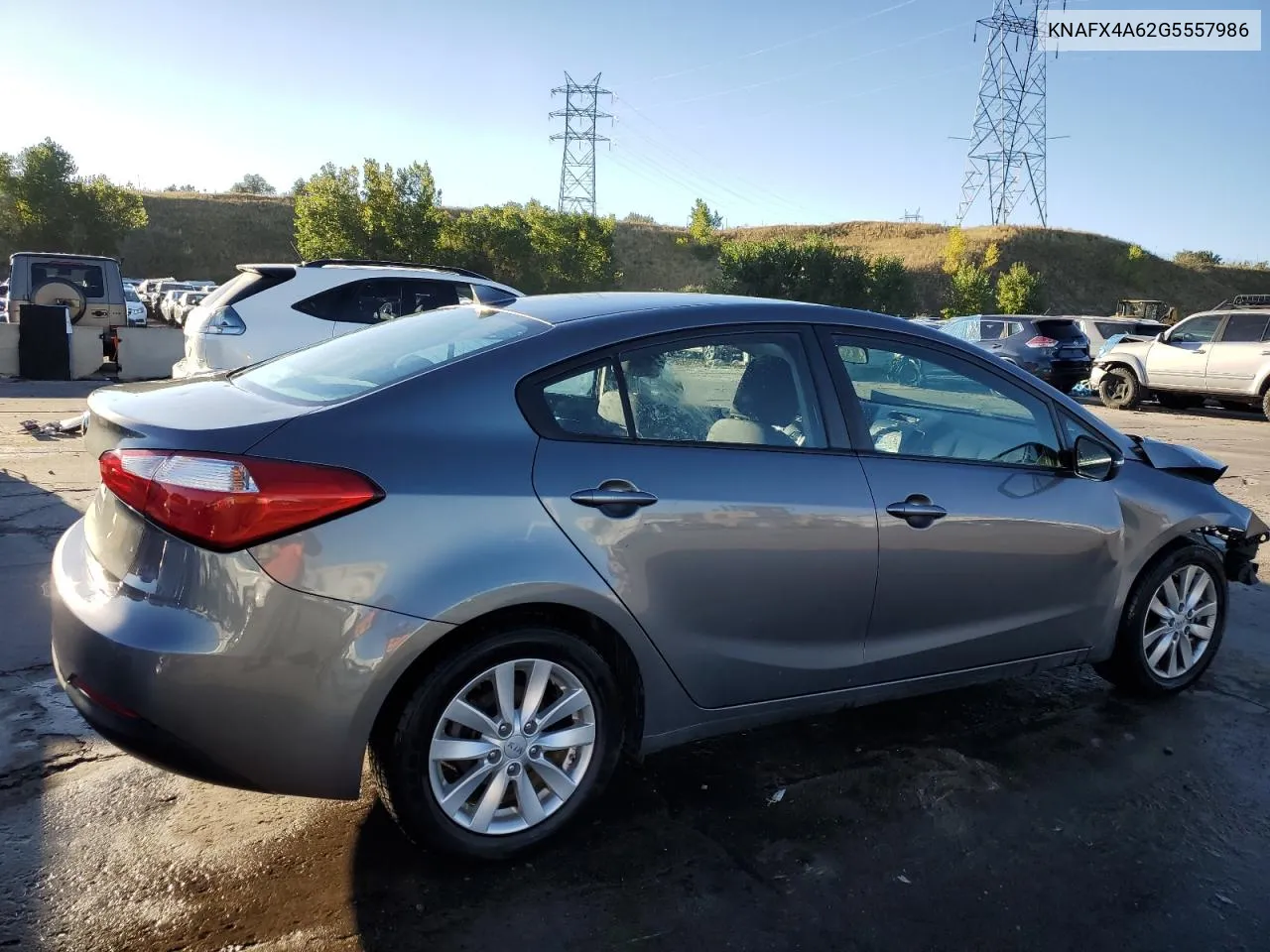 2016 Kia Forte Lx VIN: KNAFX4A62G5557986 Lot: 72975044