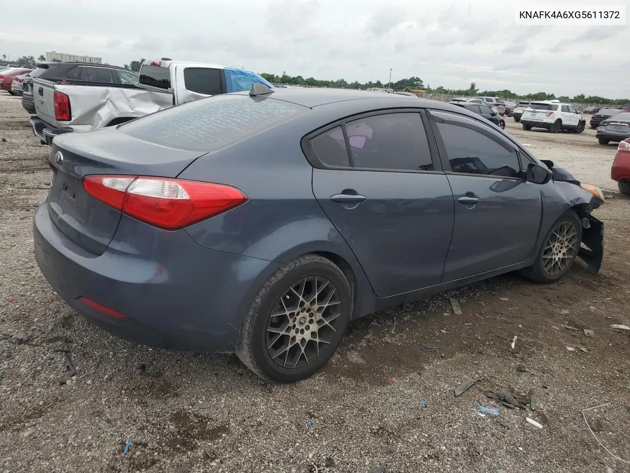 2016 Kia Forte Lx VIN: KNAFK4A6XG5611372 Lot: 73204324