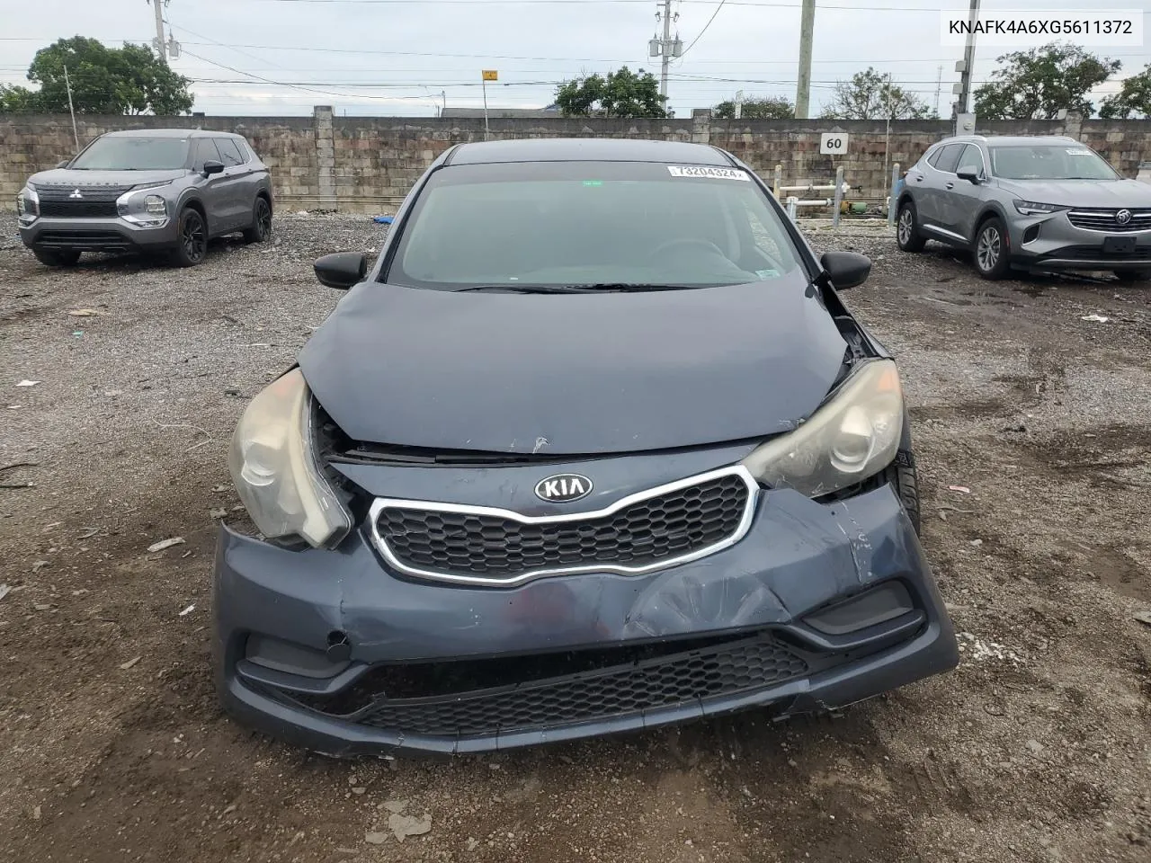 2016 Kia Forte Lx VIN: KNAFK4A6XG5611372 Lot: 73204324