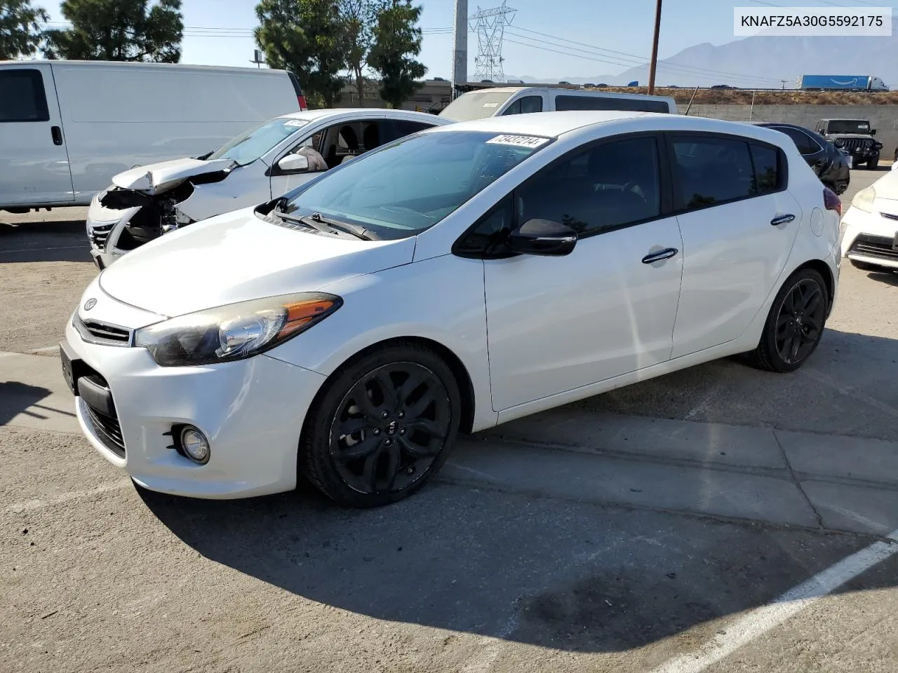 2016 Kia Forte Sx VIN: KNAFZ5A30G5592175 Lot: 73437214