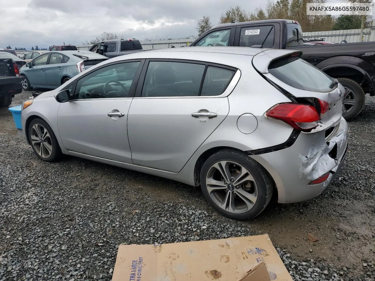 KNAFX5A86G5597480 2016 Kia Forte Ex