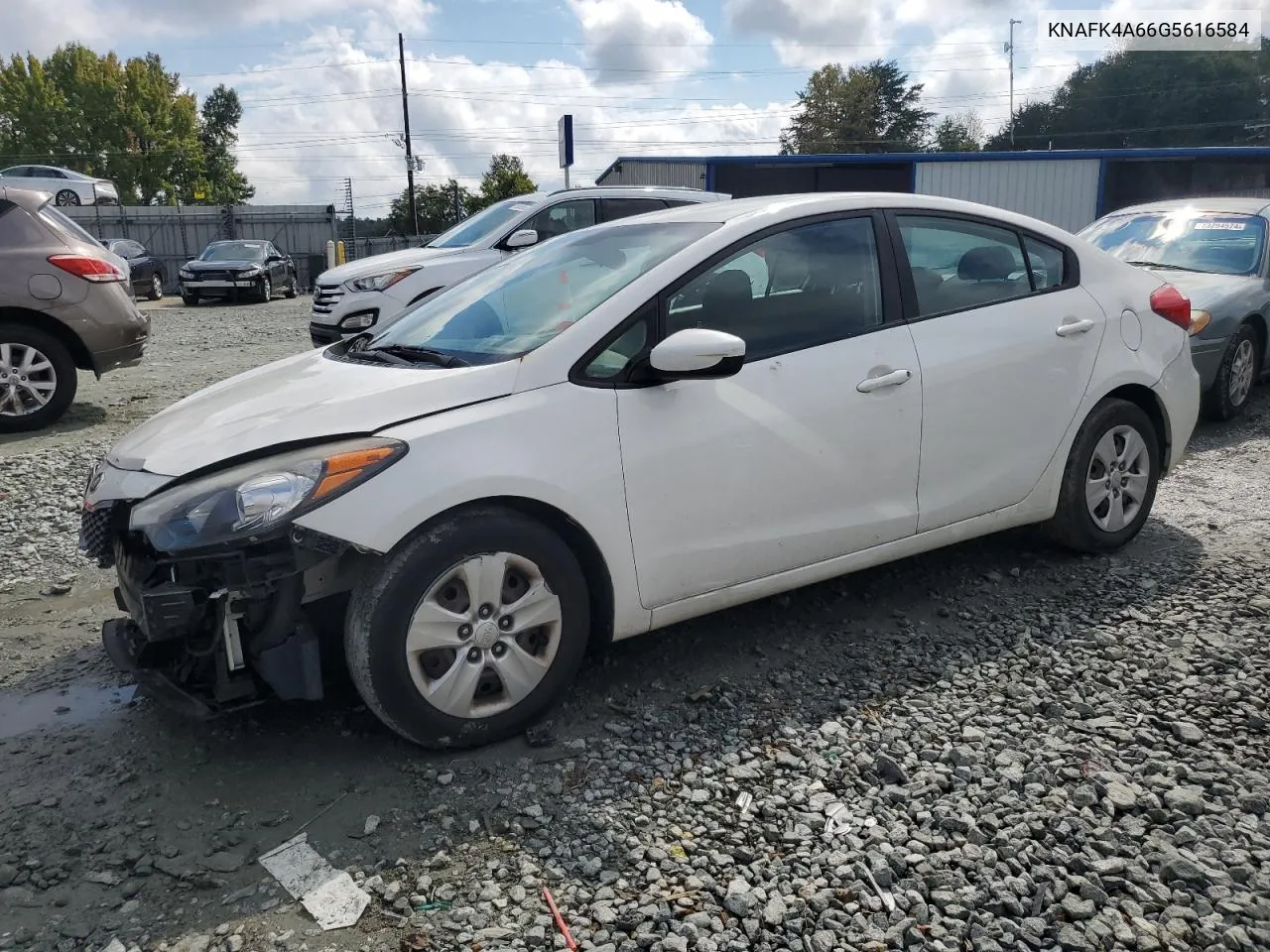 2016 Kia Forte Lx VIN: KNAFK4A66G5616584 Lot: 73763564