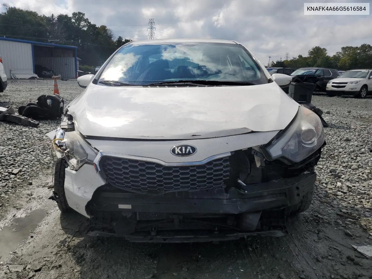 2016 Kia Forte Lx VIN: KNAFK4A66G5616584 Lot: 73763564