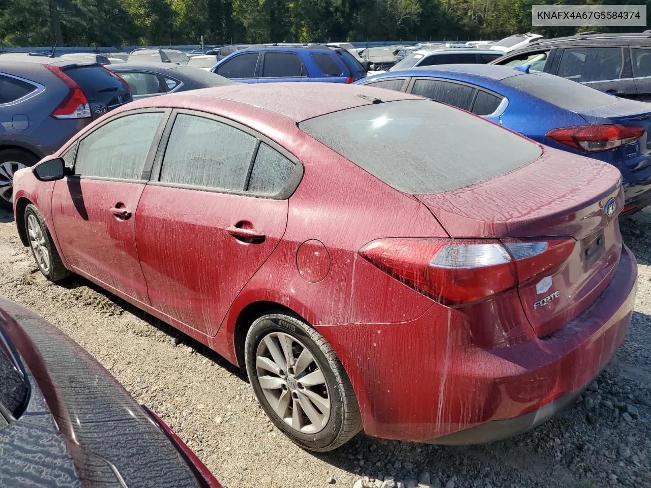 2016 Kia Forte Lx VIN: KNAFX4A67G5584374 Lot: 73775424