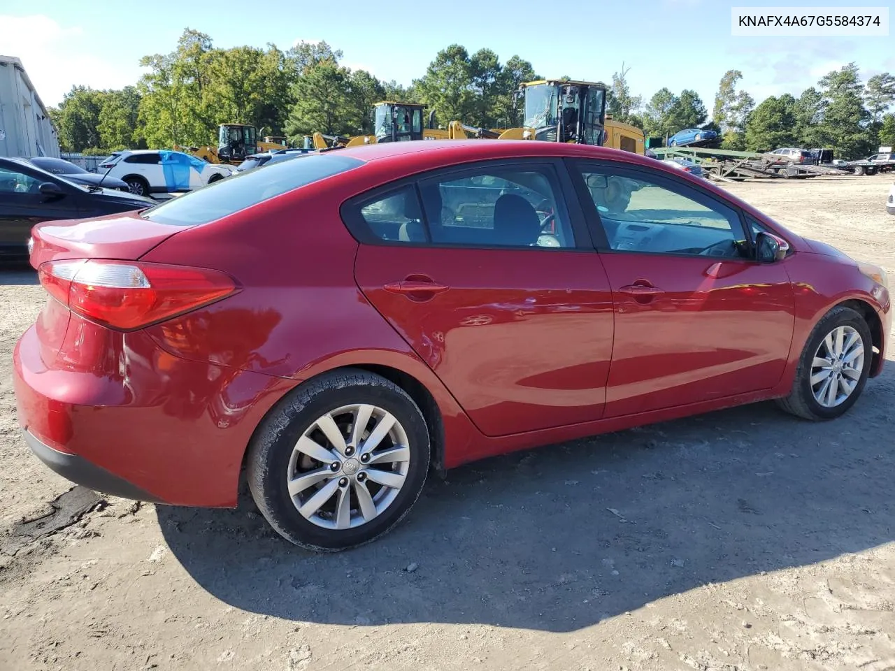 2016 Kia Forte Lx VIN: KNAFX4A67G5584374 Lot: 73775424