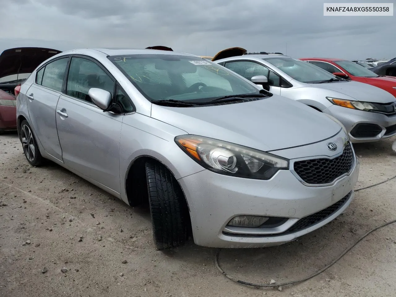 2016 Kia Forte Ex VIN: KNAFZ4A8XG5550358 Lot: 74097764