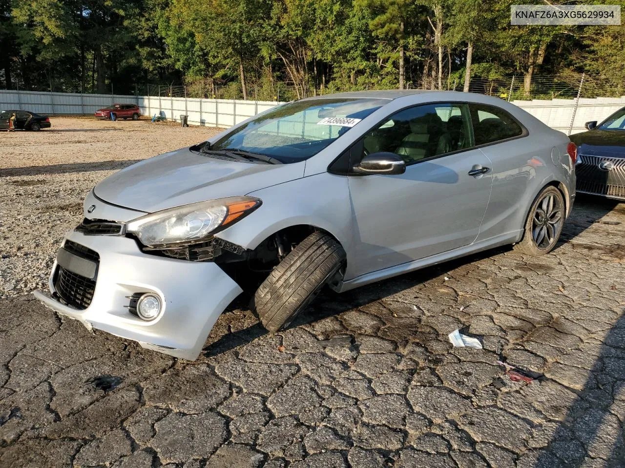 2016 Kia Forte Sx VIN: KNAFZ6A3XG5629934 Lot: 74396684