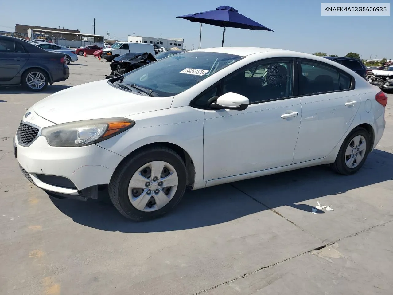 2016 Kia Forte Lx VIN: KNAFK4A63G5606935 Lot: 74457184