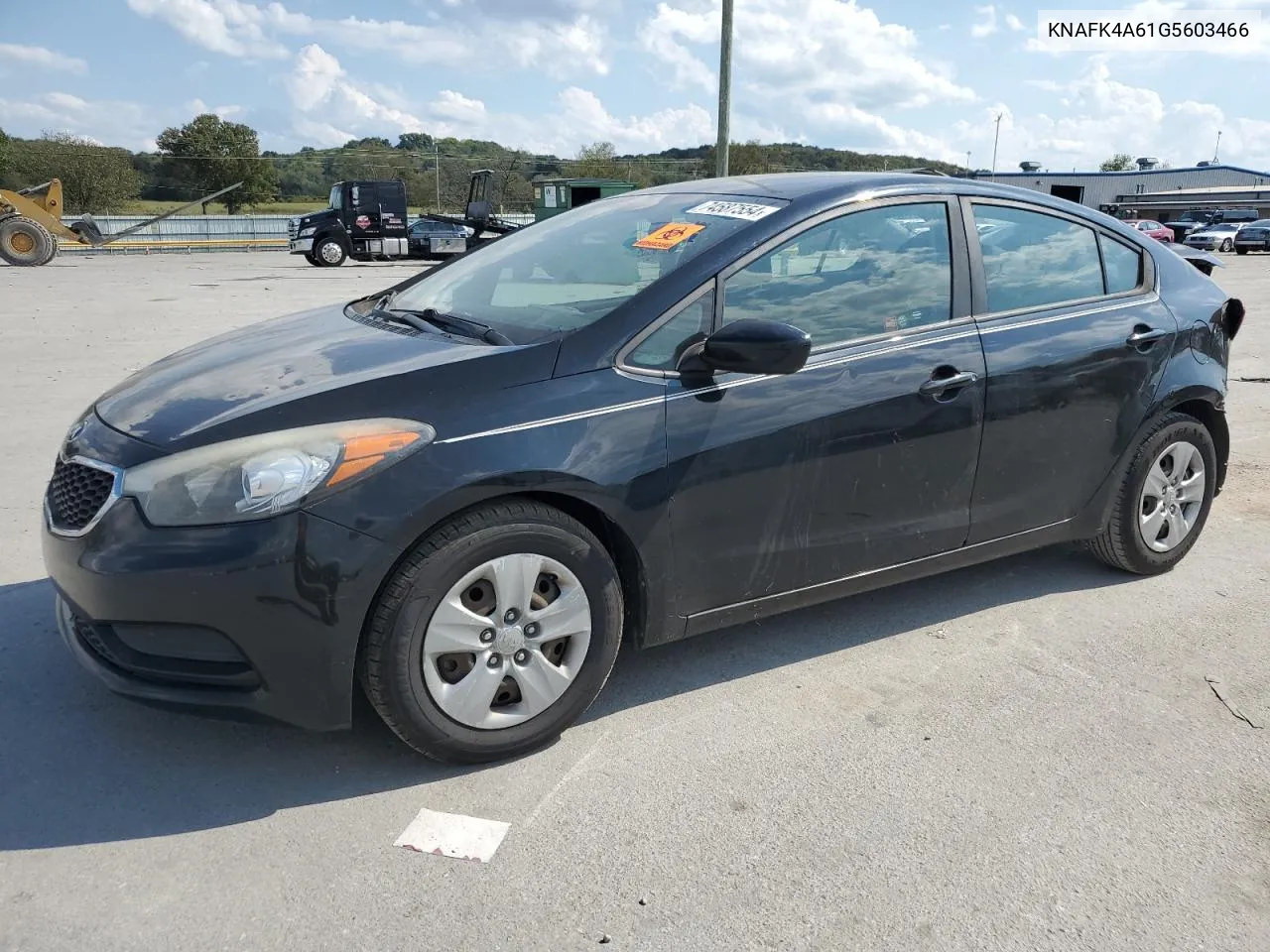 2016 Kia Forte Lx VIN: KNAFK4A61G5603466 Lot: 74587554