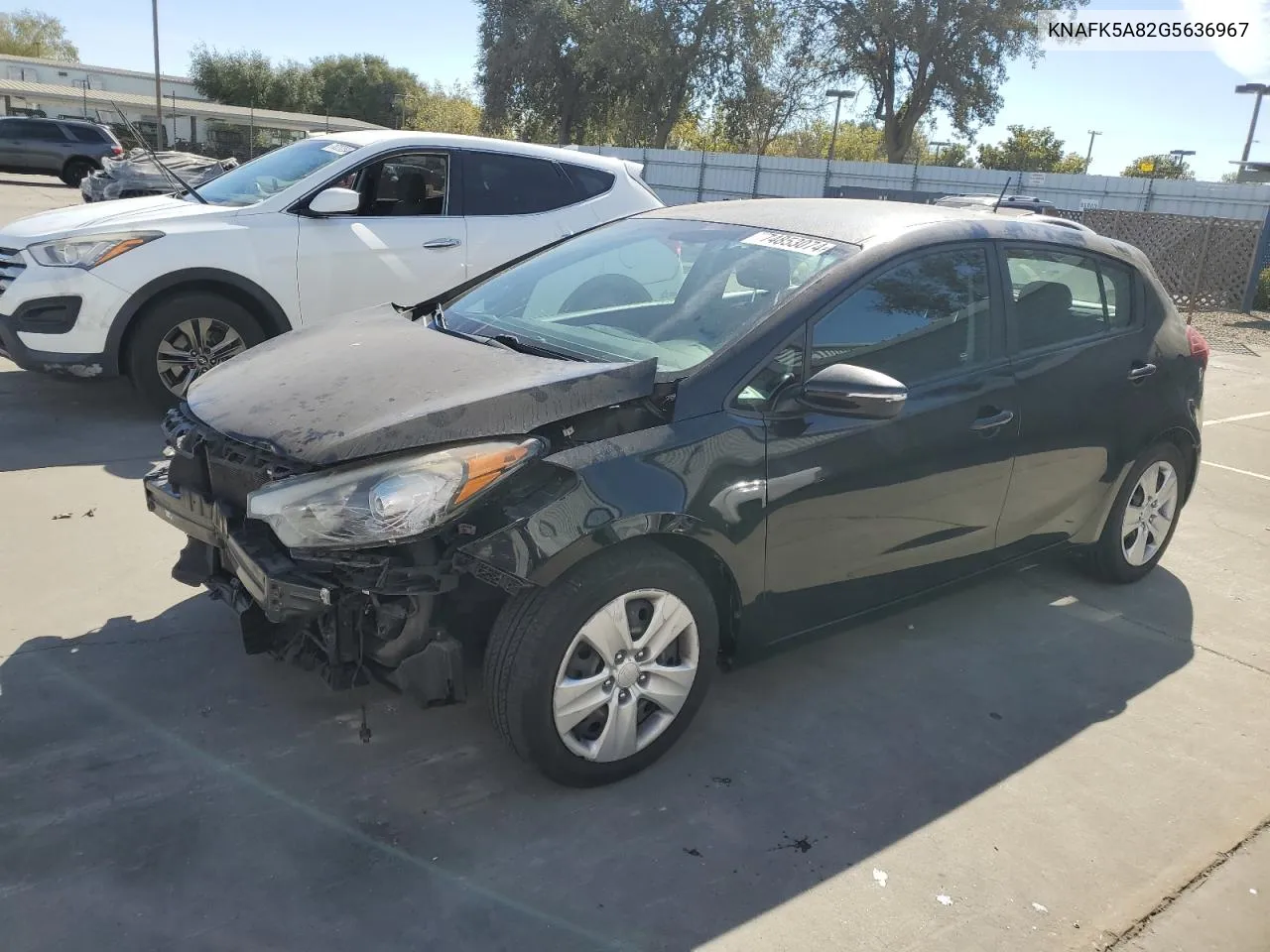 2016 Kia Forte Lx VIN: KNAFK5A82G5636967 Lot: 74853074