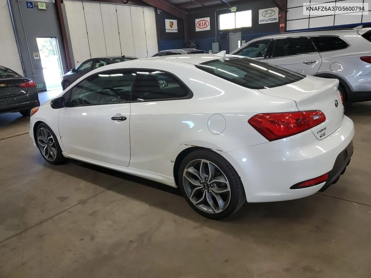 KNAFZ6A37G5600794 2016 Kia Forte Sx