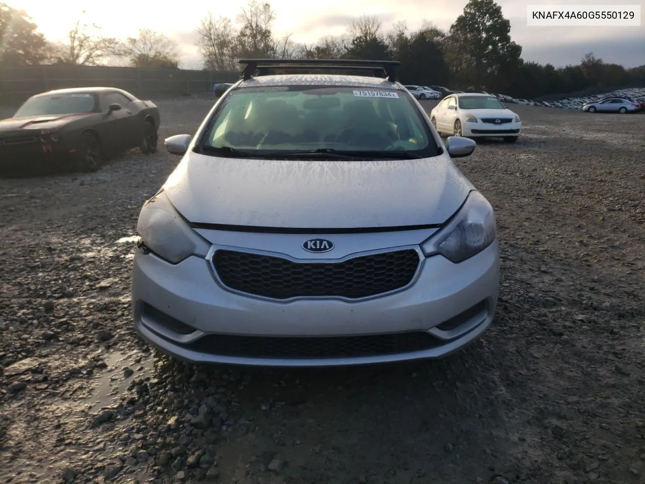 2016 Kia Forte Lx VIN: KNAFX4A60G5550129 Lot: 75157834