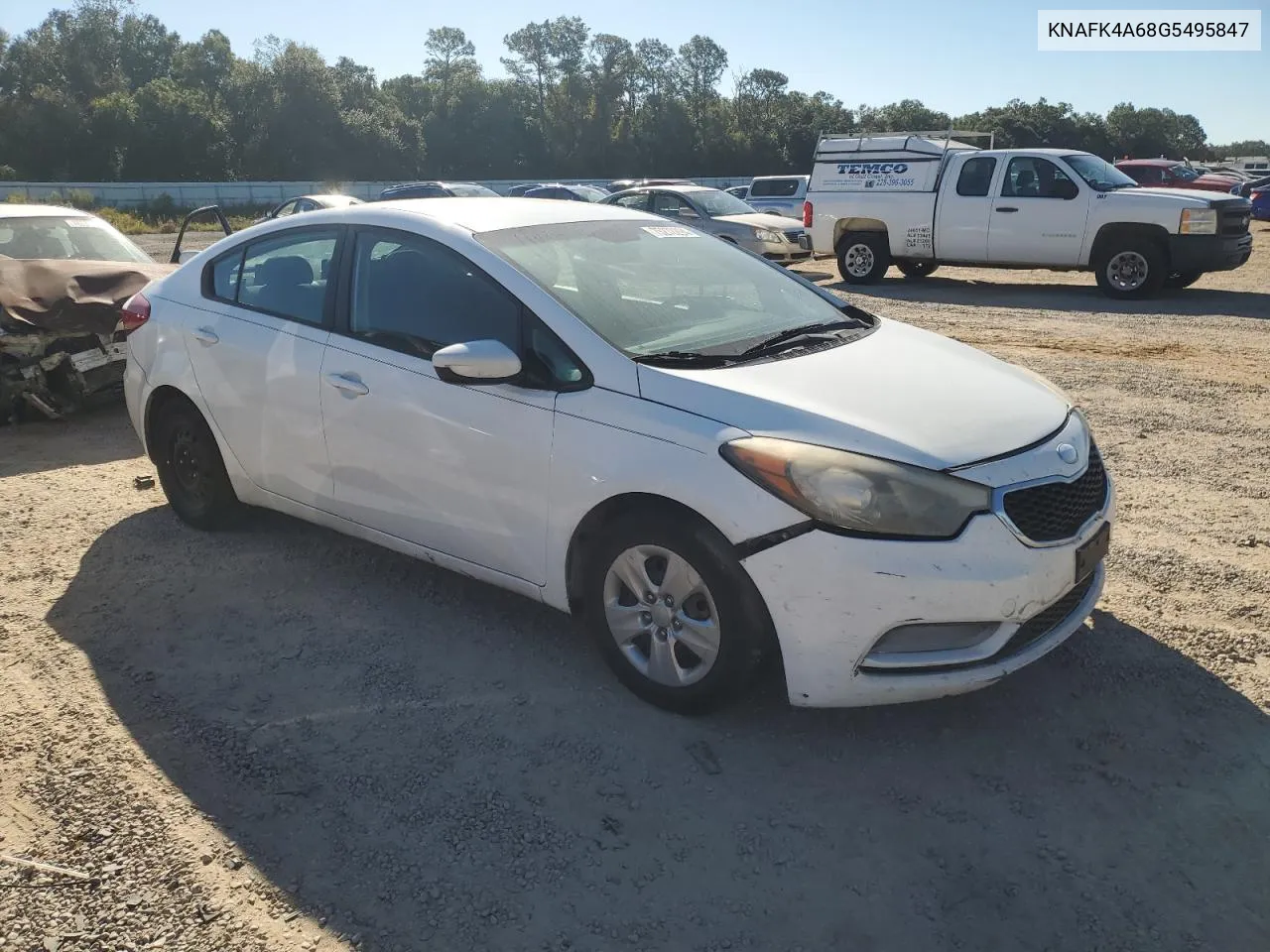 2016 Kia Forte Lx VIN: KNAFK4A68G5495847 Lot: 75278294