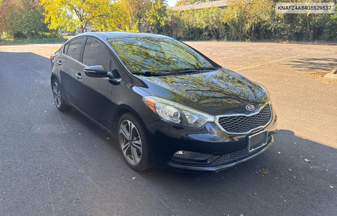 2016 Kia Forte Ex VIN: KNAFZ4A84G5529537 Lot: 75304784