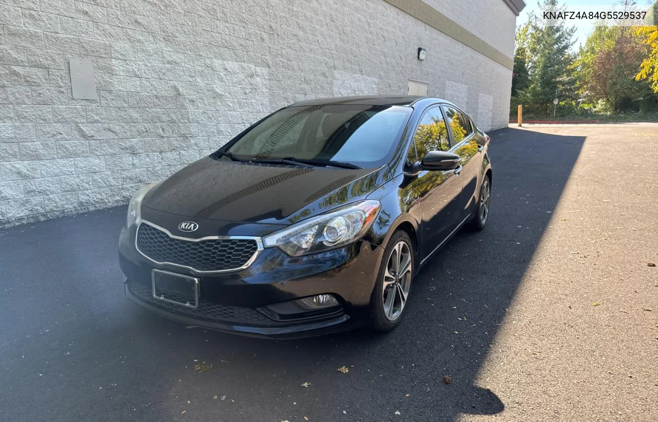 KNAFZ4A84G5529537 2016 Kia Forte Ex