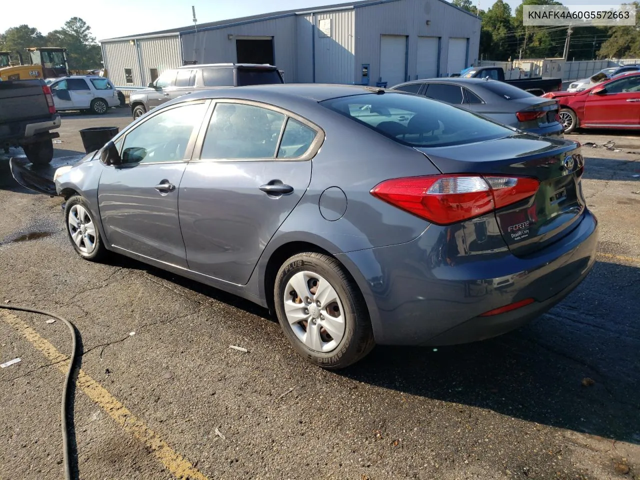 KNAFK4A60G5572663 2016 Kia Forte Lx