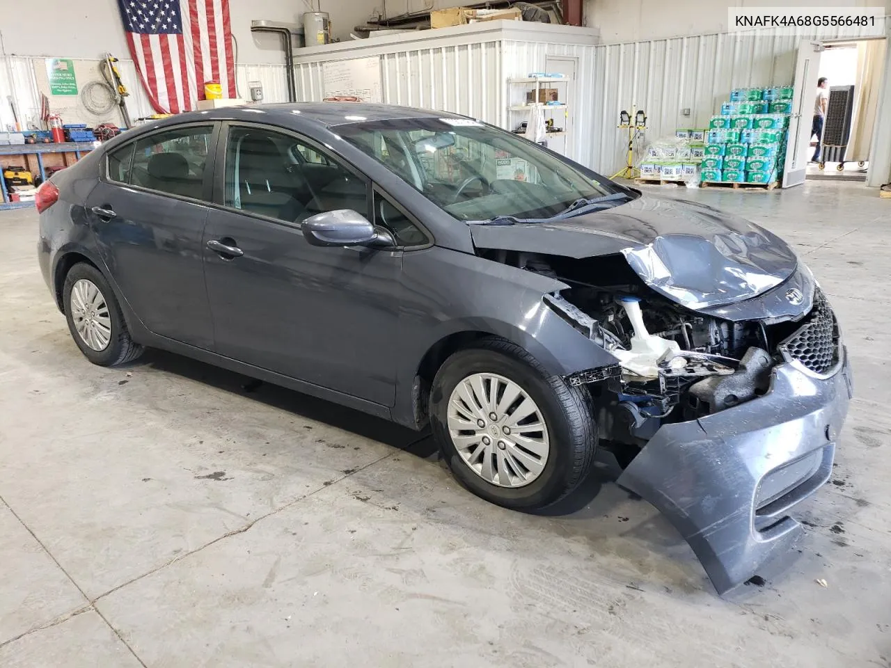 2016 Kia Forte Lx VIN: KNAFK4A68G5566481 Lot: 75877484