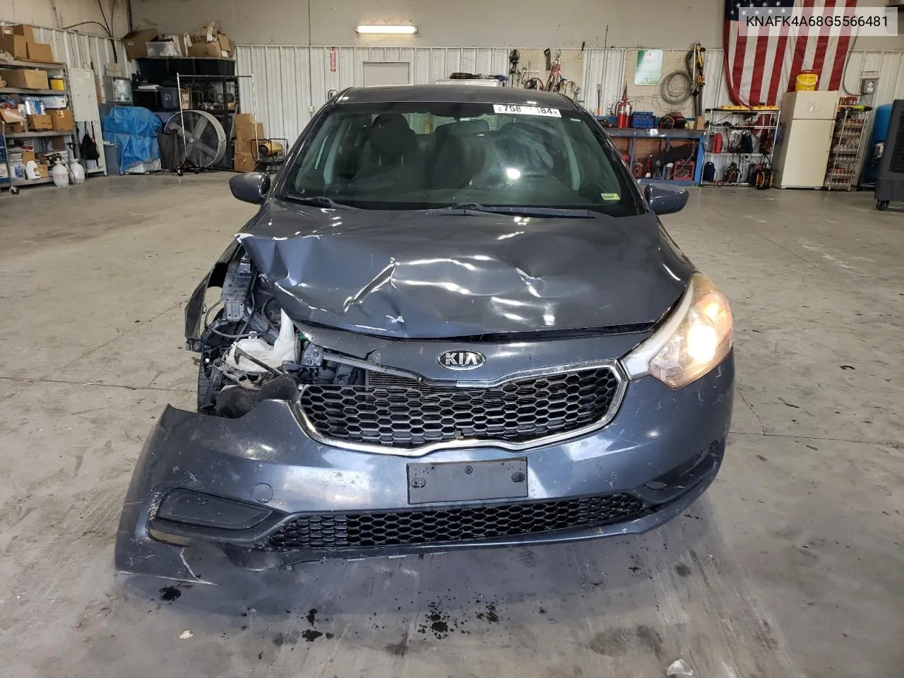 2016 Kia Forte Lx VIN: KNAFK4A68G5566481 Lot: 75877484