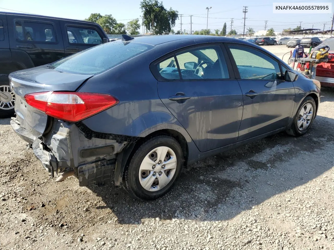 2016 Kia Forte Lx VIN: KNAFK4A60G5578995 Lot: 76132344